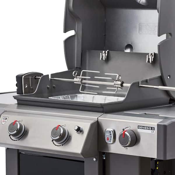 Weber Electric Rotisserie for Genesis II 2 and 3 Burner Gas Grill 7652 - The Depot