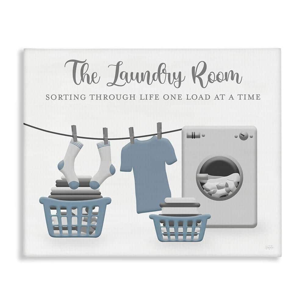 Laundry Sorting Through Life by Natalie Carpentieri 1-Piece Unframed Typography Graphic Art Print 36 in. x 48 in. price history on PriceWatchPro