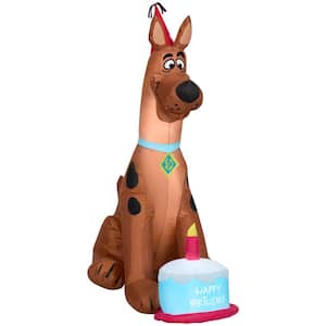 3.5 ft. Tall Airblown-Birthday Scooby-SM-WB