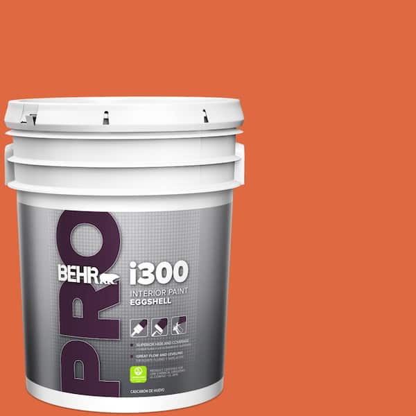 5 gal. #P200-7 Bonfire Night Eggshell Interior Paint