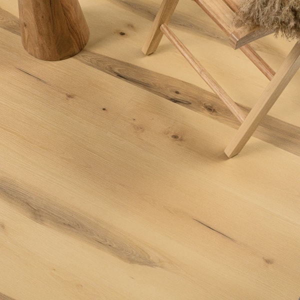 Leo Hill Oak 12 MIL x 7 in. W x 48 in. L Waterproof Click Lock Luxury Vinyl Plank Flooring (23.8 sq.ft. /Case)