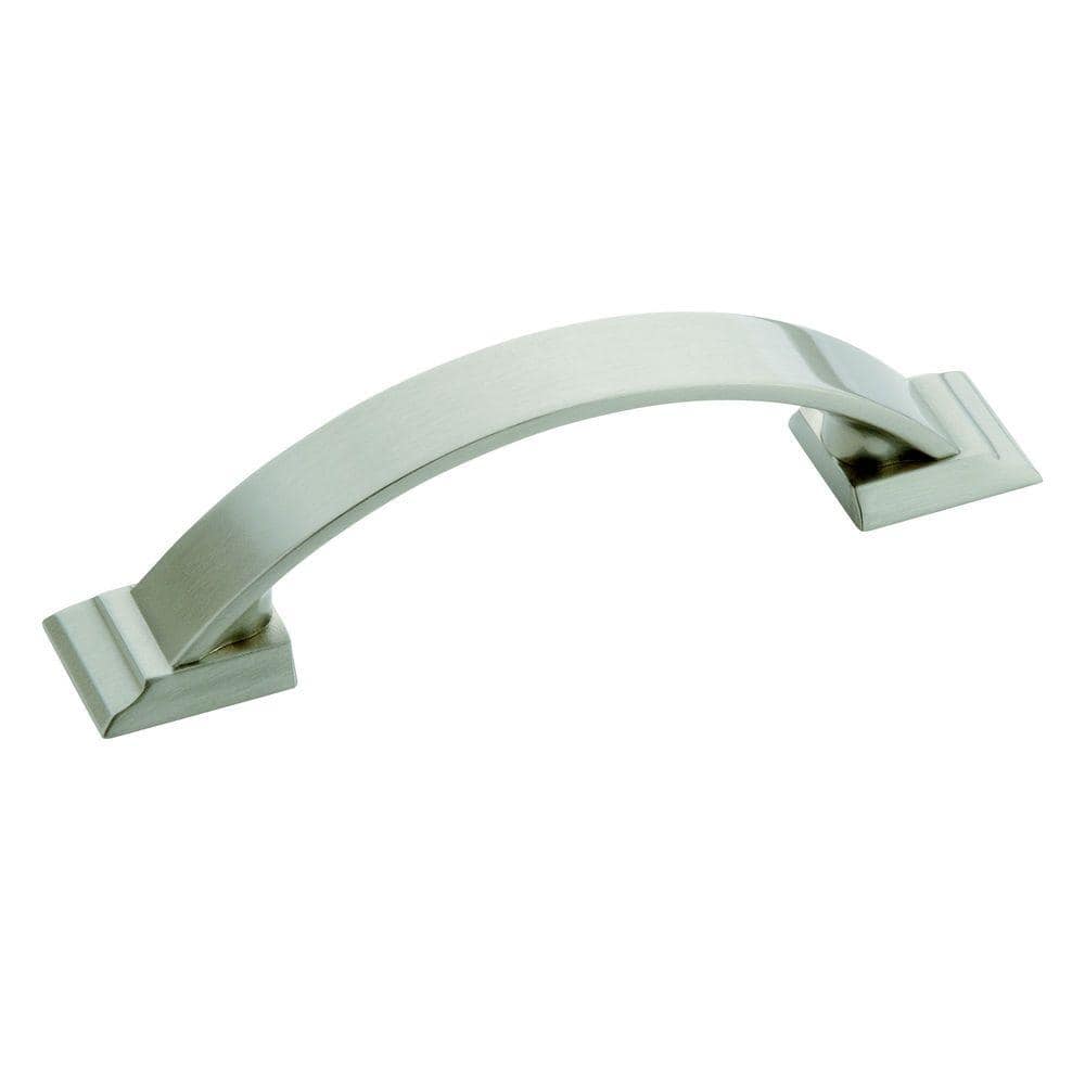 Candler 3 in. (76mm) Classic Satin Nickel Arch Cabinet Pull