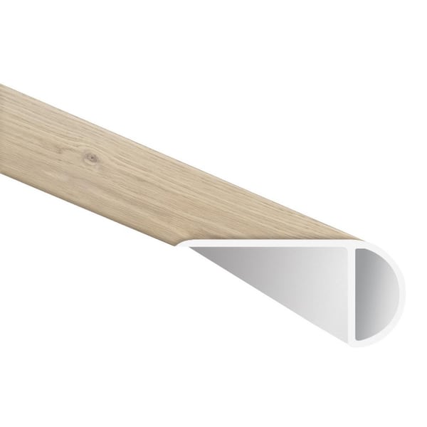 MSI Shenandoah Oak 0.24 in. T x 2.19 in. W x 78 in. L Overlapping Stair Nose Molding