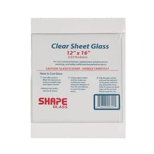 12 in. x 16 in. x 3/32 in. Clear Glass