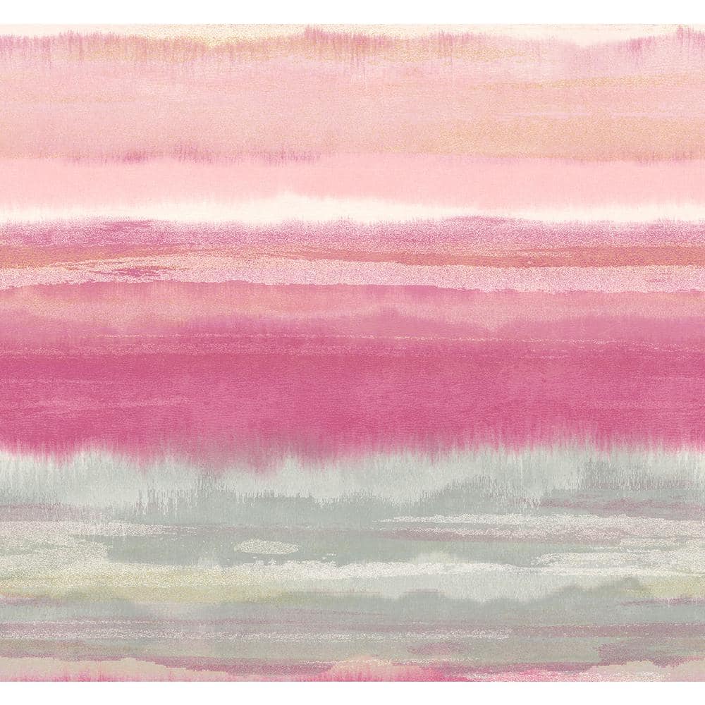 60.75 sq. ft. Posy Pink & Magenta Crestview Watercolor Paper Unpasted Wallpaper Roll price history on PriceWatchPro