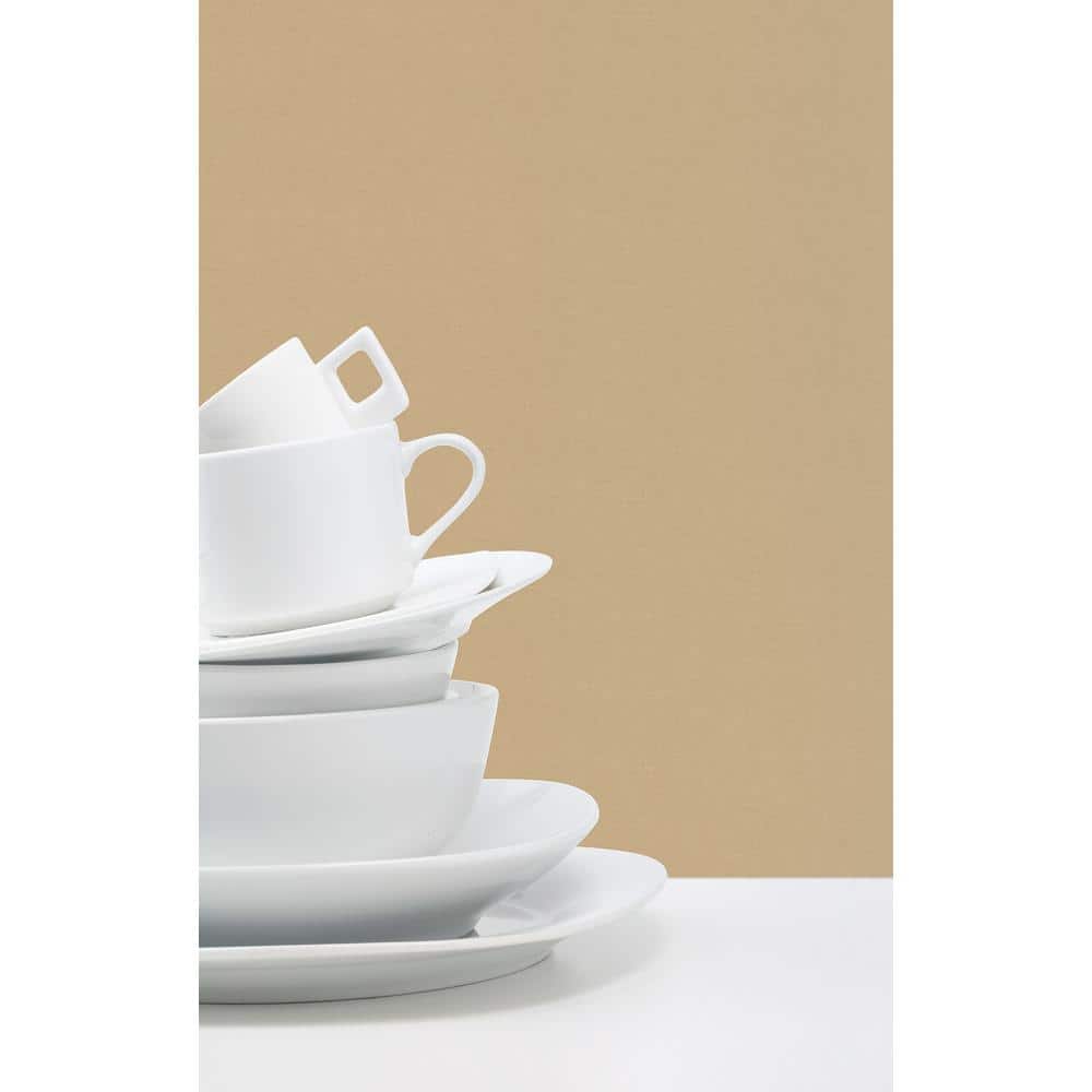 Beige Linen Design 33' L x 21" W Wallpaper Roll