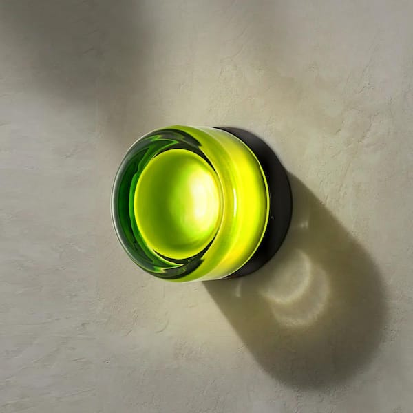 Eva 1-Light LED Green Dimmable Mini Wall Sconce