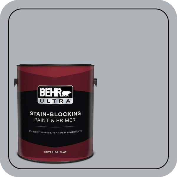 BEHR ULTRA 1 gal. #N510-3 Stargazer Flat Exterior Paint & Primer