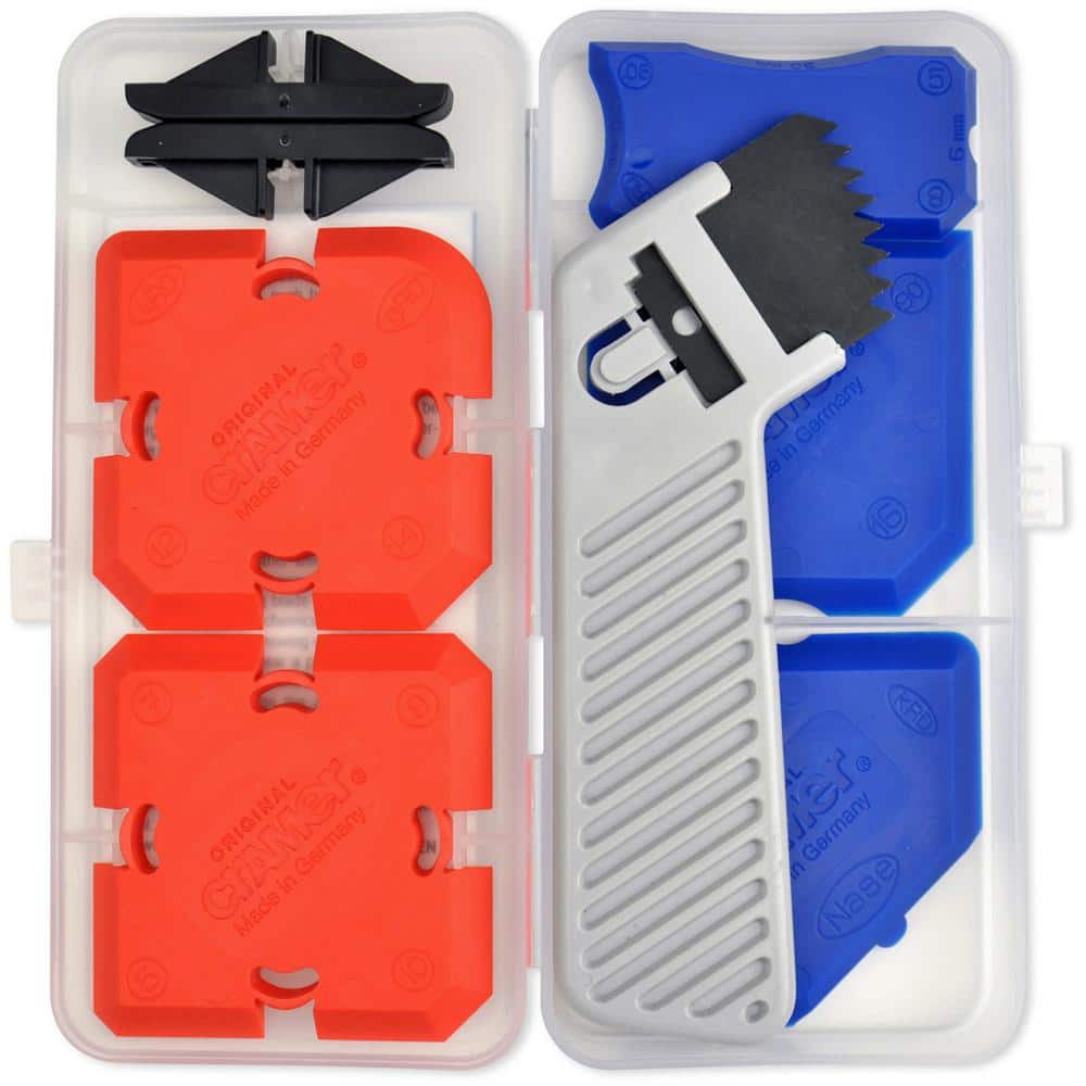 Cramer 7 PC Profiling Grout Caulking Tool Kit with Silicone Grout Remover 