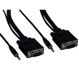3 ft. SVGA HD15 M/M Monitor Cable with Stereo Audio