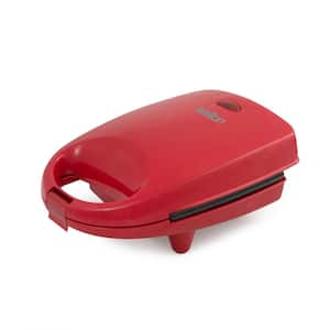 520 W Single Red Waffle Bowl Maker with Recipes Included