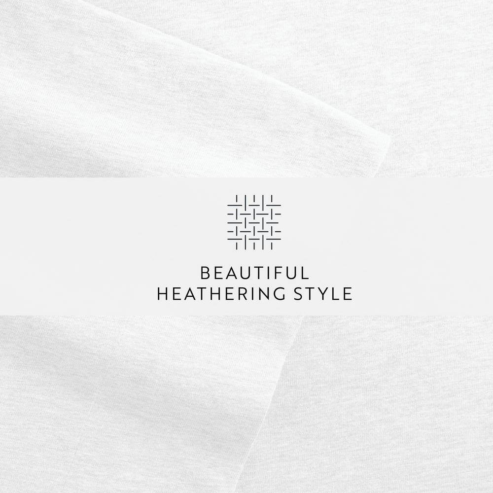 Twin White Cotton Jersey Deep Pocket Sheet Set
