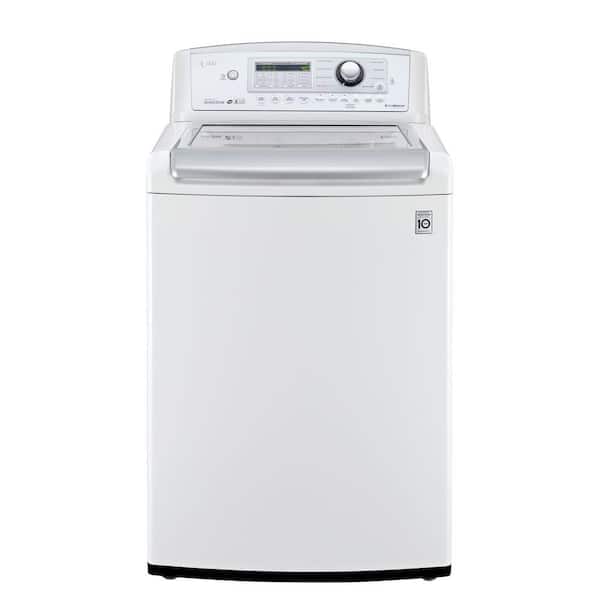 LG 4.9 cu. ft. High-Efficiency Top Load Washer in White, ENERGY STAR