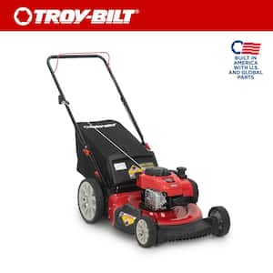 21 in. 140 cc Briggs & Stratton Gas Walk Behind Push Mower with Rear Bag, Mulch and Side Discharge