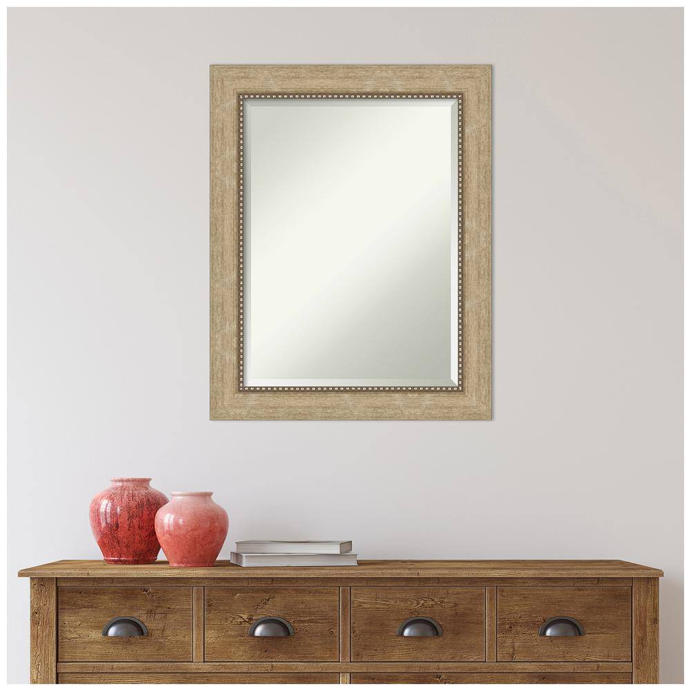 Astor Champagne Gold Framed Rectangular Wall Mirror