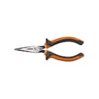 Long Nose Side Cutter Pliers 6-Inch Slim Insulated