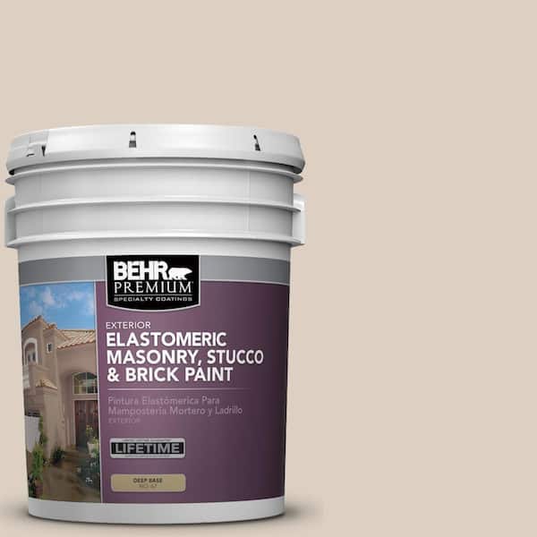 5 gal. #MS-13 Aspen Elastomeric Masonry, Stucco and Brick Exterior Paint
