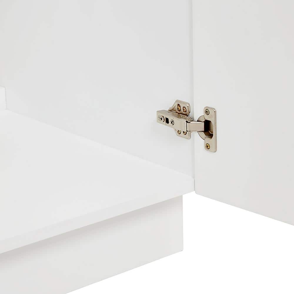 Hamlet 30" White Solid Wood Freestanding Bathroom Vanity Cabinet