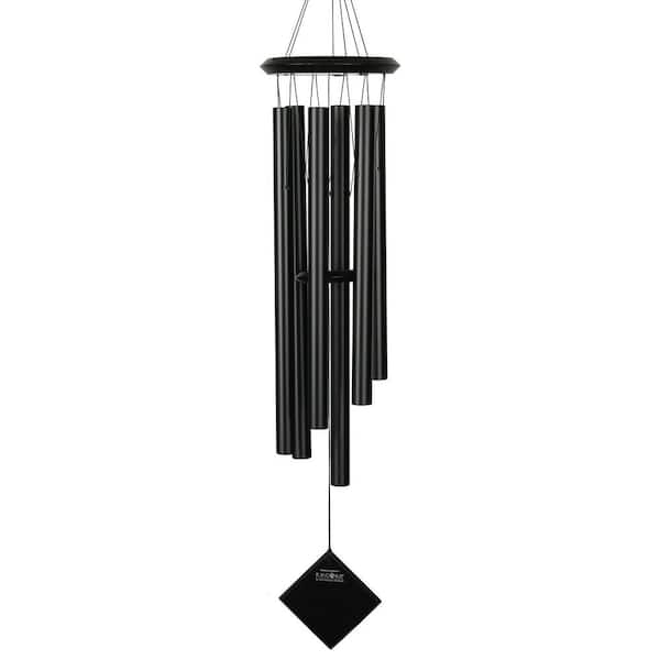 WOODSTOCK CHIMES Encore Collection, Chimes of Earth, 37 in. Black Wind Chime