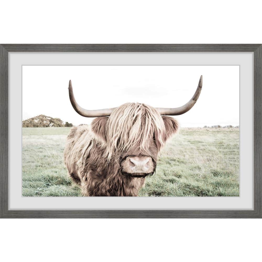 Green Pastures by Marmont Hill Framed Animal Art Print 20 in. x 30 in.