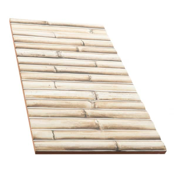 47.25 X 47.25 Fluted Bamboo Wood Panel 