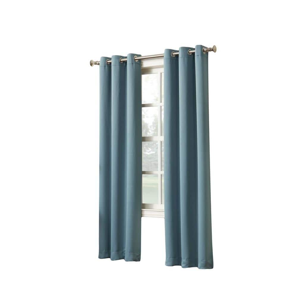 Mineral Blackout Grommet Curtain Panel, 40" x 63" Polyester
