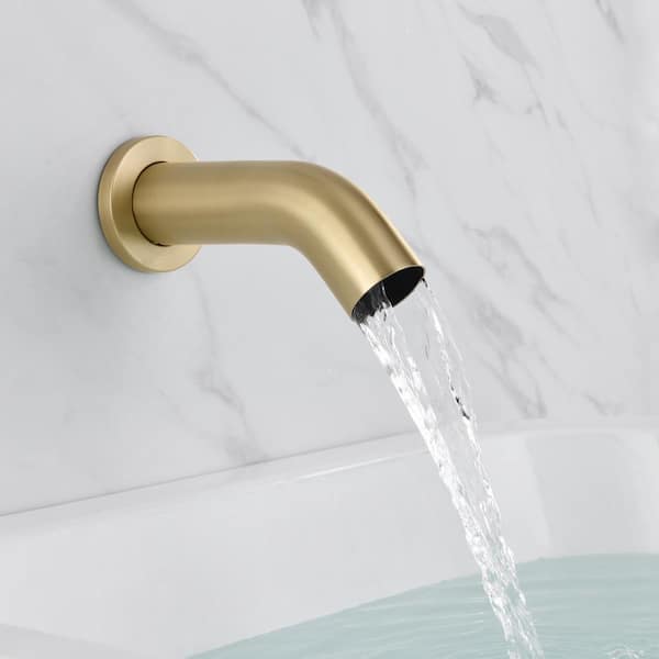 Opera Satin Gold Luxury Modern Thermostatic Faucet Bathroom Shower Set