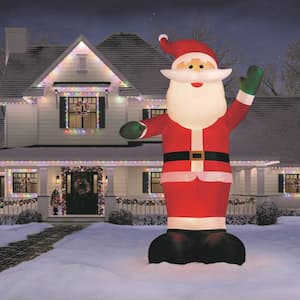 20 ft. Giant-Sized LED Santa Christmas Airblown® Inflatable