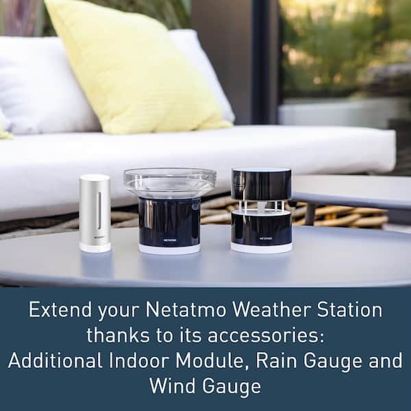 Legrand Netatmo Smart Home Weather Station with Indoor and Outdoor  Weatherproof Module NWS01US - The Home Depot