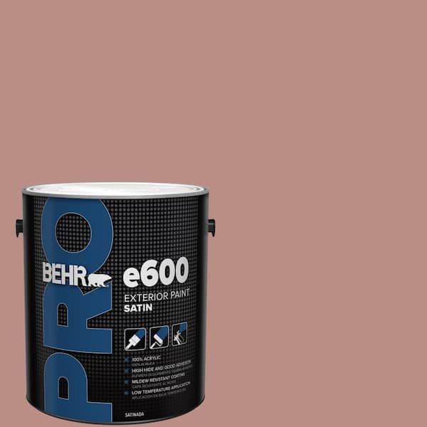 1 gal. #170F-5 Brick Dust Satin Exterior Paint