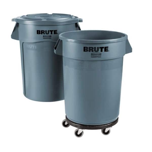 Rubbermaid Commercial Products Commercial Brute Round Container 208.2 L Grey
