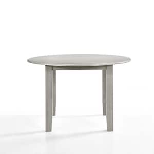 New Classic Furniture Pascal Driftwood Wood Round Dining Table (Seats 4)