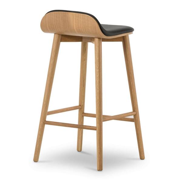 Capa leather best sale bar stool