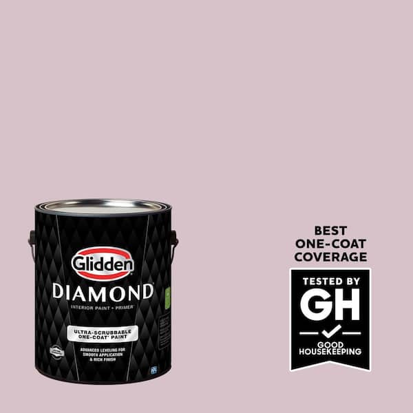 Glidden Diamond 1 gal. PPG1046-3 Old Mission Pink Flat Interior Paint with Primer