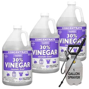128 oz 30% Vinegar All Purpose Cleaner Lavender and 1 Gal. Tank Sprayer Value Pack (3-Pack)