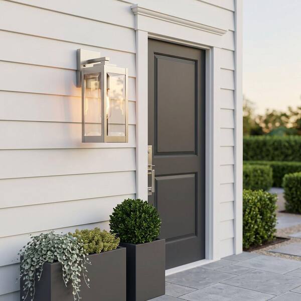 Quoizel Westover 1-Light Stainless Steel Outdoor Wall Lantern