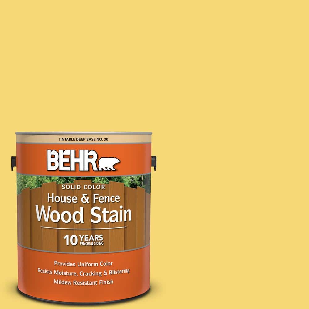 1 gal. #P310-5 Solar Energy Solid Color House and Fence Exterior Wood Stain