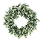 24 in. Artificial Eucalyptus Floral Spring Wreath