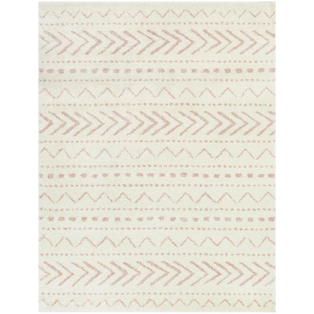 BALTA Adebayo Pink 5 ft. x 7 ft. Moroccan Area Rug 3099026 - The Home Depot