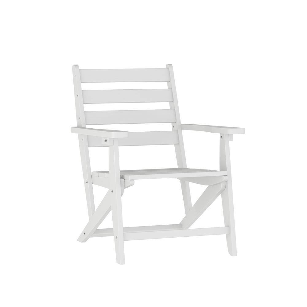 Jarvis White Plastic Outdoor Lounge Chair in White price history on PriceWatchPro