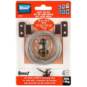 30 lbs. Easy Tie 2-Hole D-Ring Kit (4-Piece)