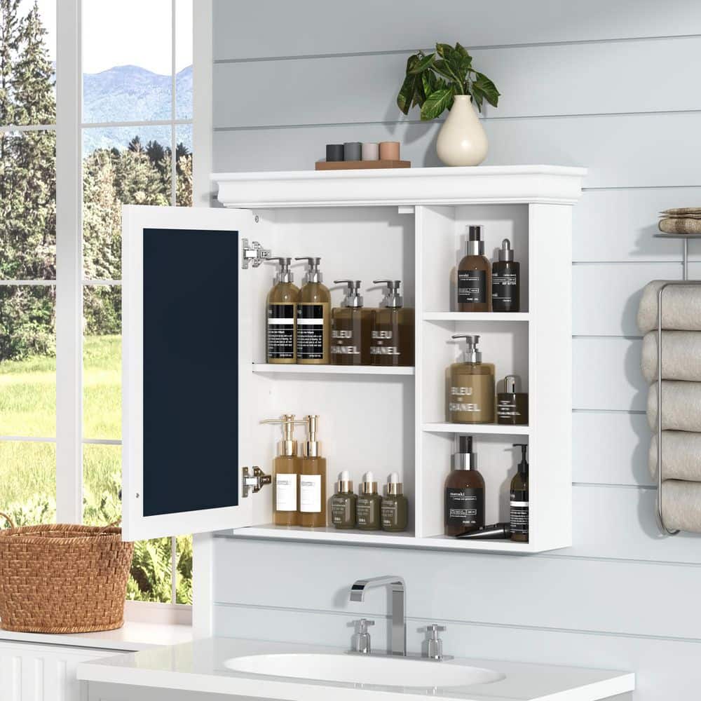30 in. W x 28.74 in. H Rectangular Medicine Cabinet with Mirror price history on PriceWatchPro