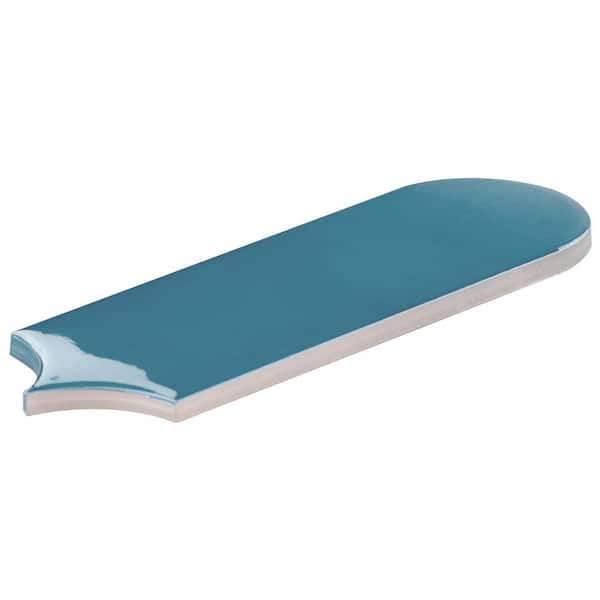Ivy Hill Tile Aerial Turquoise 2.83 in. x 7.67 in. Polished