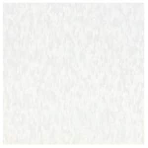 Take Home Sample - Imperial Texture VCT White Out Commercial Vinyl Tile - 6 in. x 6 in.