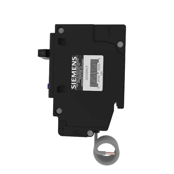 Siemens 20 Amp 120-Volt 1-Pole Tandem CAFCI Type QTA Circuit Breaker RBPU