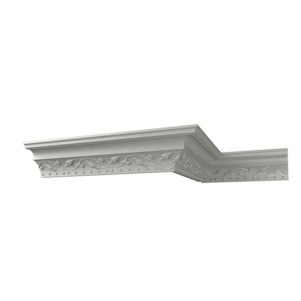 Ekena Millwork Killeen 3 in. D x 4.25 in. W x 96 in. L Polyurethane Crown Moulding