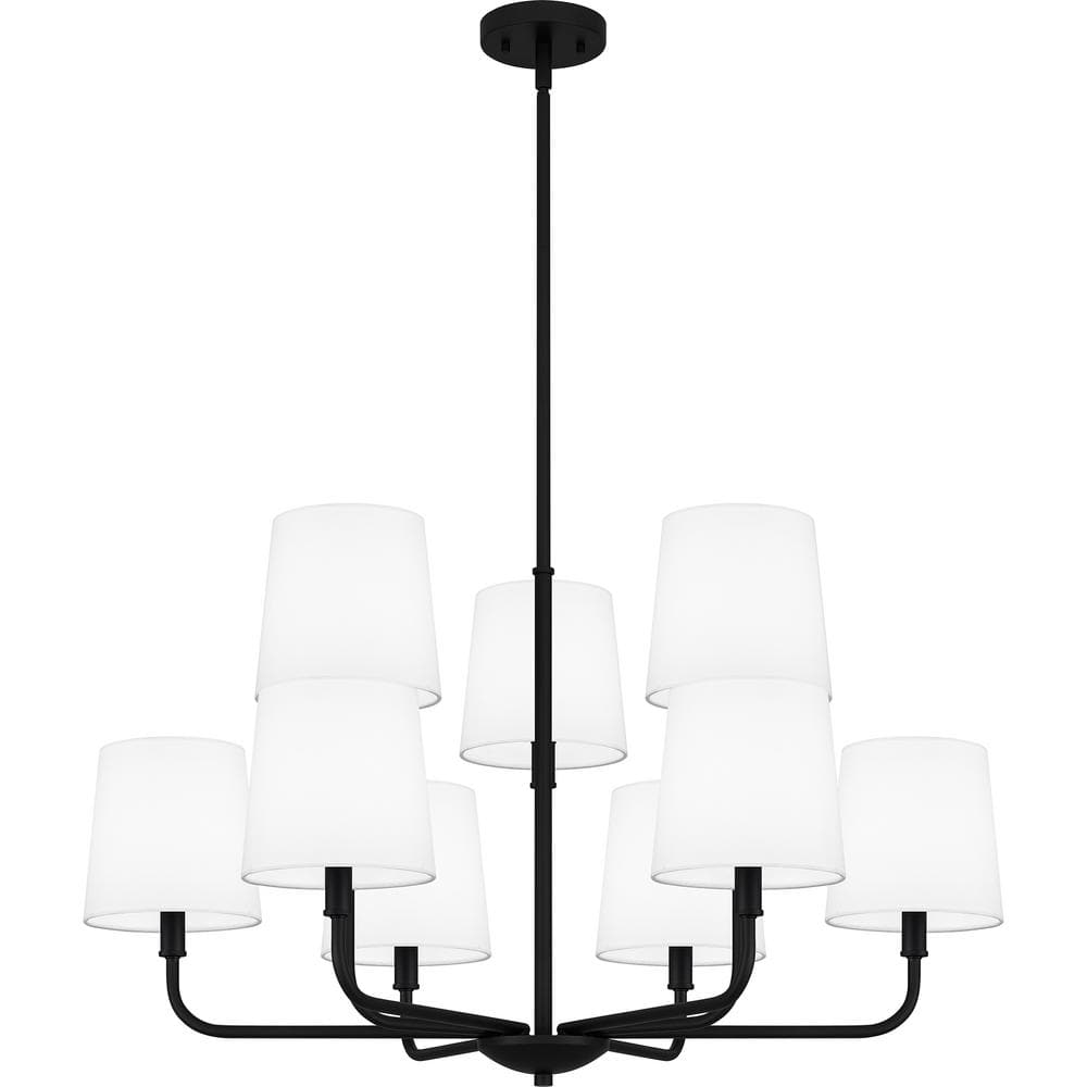 Gallagher 9 light Matte Black Chandelier price history on PriceWatchPro