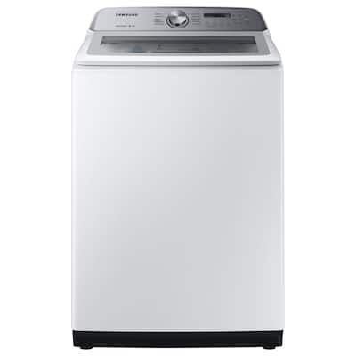5 cu. ft. Smart High-Efficiency Top Load Washer with Impeller and Active Water Jet in White, ENERGY STAR