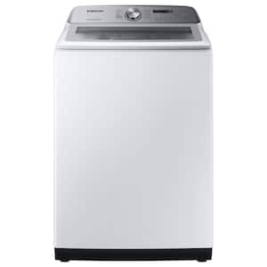 5 cu. ft. High-Efficiency Top Load Washer with Impeller and Active Water Jet in White, ENERGY STAR