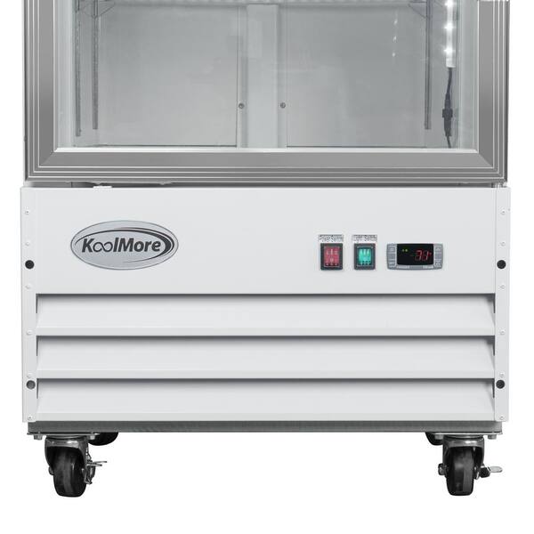 KoolMore 9-cu ft Manual Commercial Freezer (White)